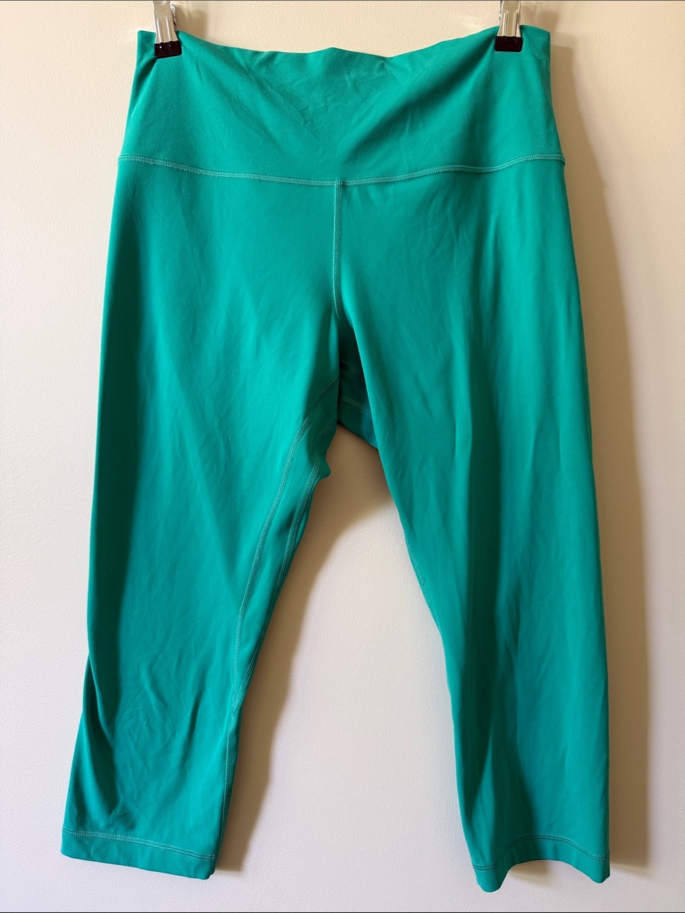 lululemon athletica Teal Green Cropped Leggings
